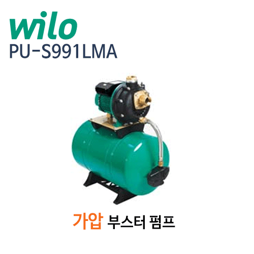 (펌프샵)윌로펌프 PU-S991LMA 부스터가압펌프 출력950W 단상 플랜지경40A 탱크80L (PUS991LMA/ PU S991LMA/ 부스터가압펌프,가정용,농업용,공업용,다세대주택용,위생펌프,급수펌프)