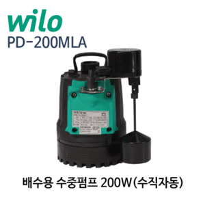(펌프샵) 윌로펌프 PD-200MLA 1/6마력 수직자동수중모터