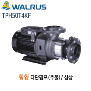(펌프샵)왈러스펌프 TPH50T4KF 횡형다단펌프 주물펌프 삼상(TPH52T-4KF) 견적후구매가능